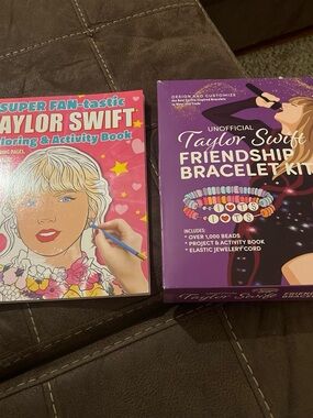 Taylor Swift Coloring/Activity book and Friendship Bracelet Kit Set